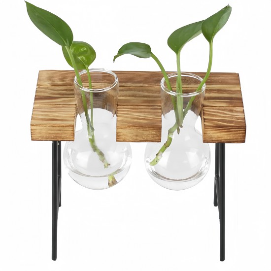 Wooden Frame Vase